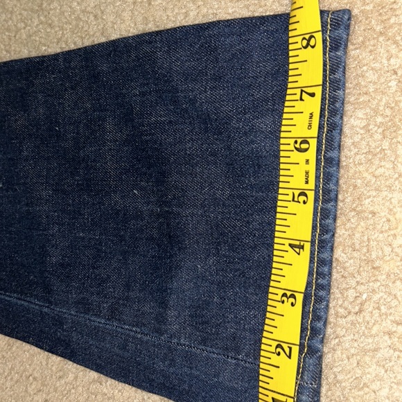 NWT  famous maker DENIM PAPER CLOTH brand jeans tags on sz 24  dark old vintage - Picture 4 of 6